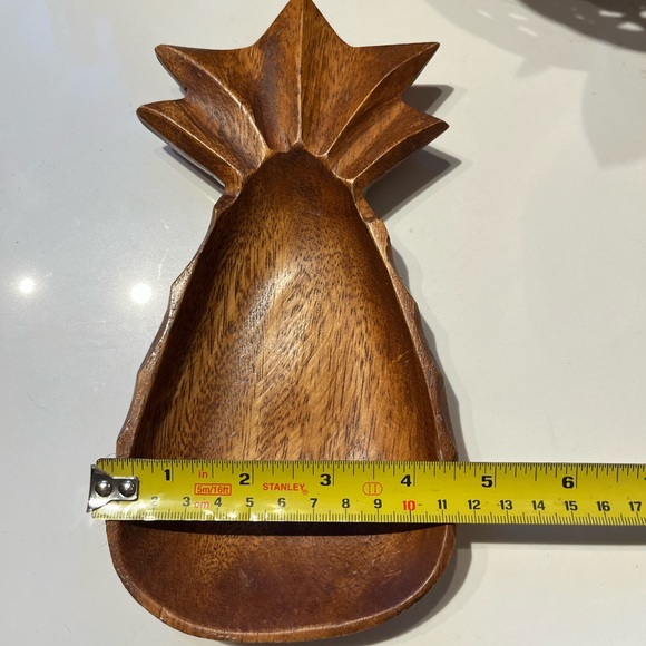 Vintage wooden pineapple dish - Picture 5 of 5